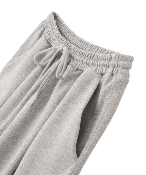 CRAFT STANDARD BOUTIQUE(クラフトスタンダードブティック)の「ダンボールニットタックパンツ(その他パンツ・レディース・ブラウン/杢グレー・L/M)」の8枚目の写真