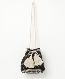 MAISON mou（メゾンムー）の「【Swaraj/スワラージ】ジャガードタッセルショルダーバッグ（ショルダーバッグ）」