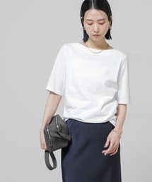 NANO universe | Anti Soaked(R) 汗染み防止ボートネックTシャツ(Tシャツ/カットソー)