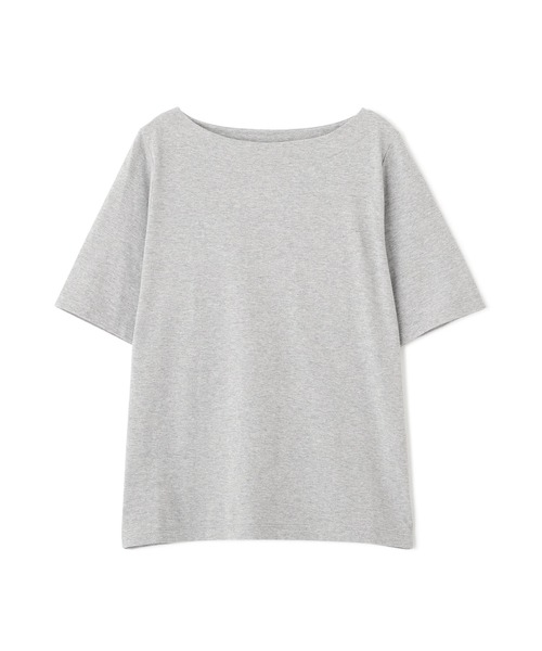 NANO universe（ナノユニバース）の「Anti Soaked(R) 汗染み防止ボートネックTシャツ（Tシャツ/カットソー・レディース・トップグレー/ブラック/ホワイト/チャコール・S/M/L）」の21枚目の写真