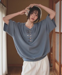 狐独（コドク）の「ファイヤーフックワッフルTシャツ（Tシャツ/カットソー）」