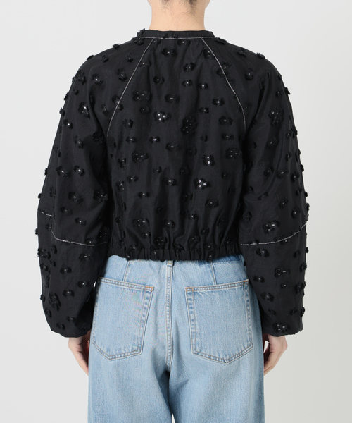 IENA フラワージャガードボリュームブラウス ¥20,900税込 IENA｜フラワージャガードボリュームブラウス | Rakuten Fashion(楽天
