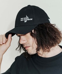 No Rain No Rainbow（ノーレインノーレインボー）の「mko13473-NR B.B. cap with two-tone embroidery キャップ(NR26S-32)（キャップ）」
