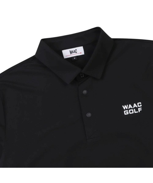 WAAC（ワック）の「MENS PLAYERS EDITION カラーブロックポロ（ポロシャツ・メンズ・ブラック/ホワイト・MEDIUM/SMALL/LARGE/X-LARGE）」の13枚目の写真