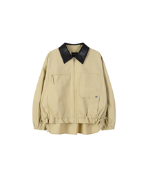 LAP（ラップ）の「カラー配色ストリングジャンパー AS1WZ261（デニムジャケット）」