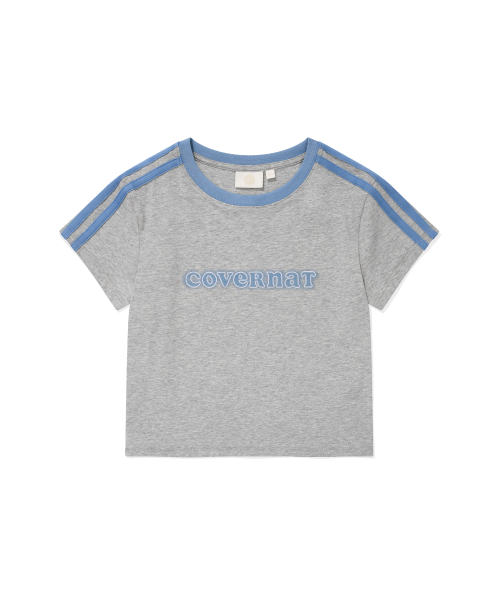 COVERNAT WOMAN（カバーナットウーマン）の「ウーマンベビーフィットクーパーロゴTシャツMelange Gray（Tシャツ/カットソー・レディース・その他・WM/WS）」の3枚目の写真