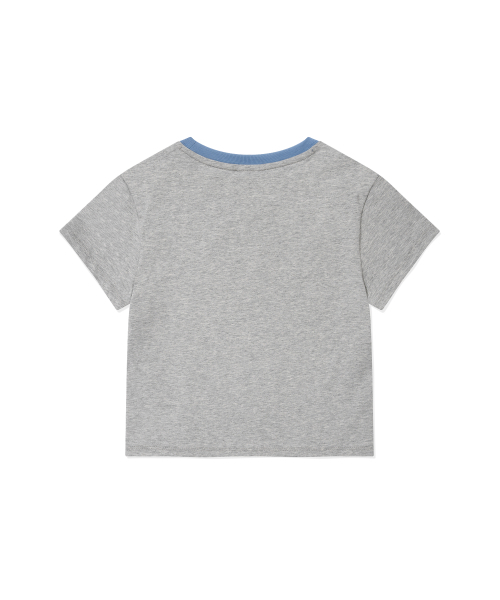 COVERNAT WOMAN（カバーナットウーマン）の「ウーマンベビーフィットクーパーロゴTシャツMelange Gray（Tシャツ/カットソー・レディース・その他・WM/WS）」の2枚目の写真