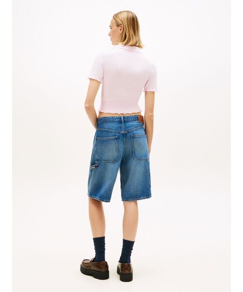 tommy jeans(トミー ジーンズ)の「ショートスリーブポロセーター(ニット/セーター・レディース・ブラック/ホワイト/ピンク・MEDIUM/SMALL/X-SMALL)」の11枚目の写真