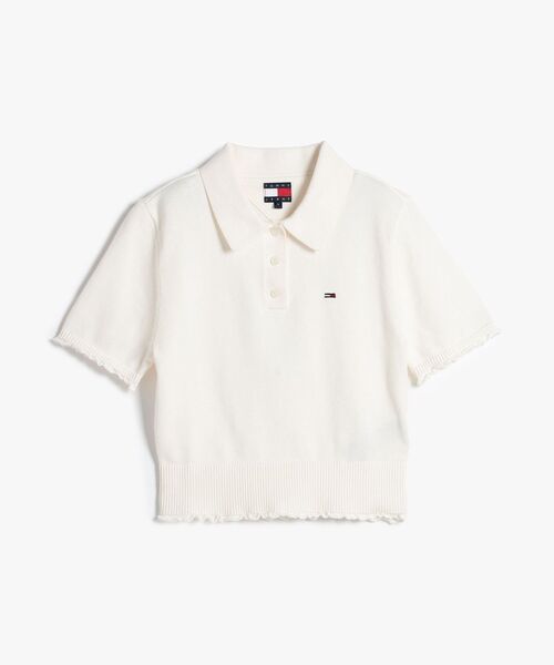 tommy jeans(トミー ジーンズ)の「ショートスリーブポロセーター(ニット/セーター・レディース・ブラック/ホワイト/ピンク・MEDIUM/SMALL/X-SMALL)」の17枚目の写真