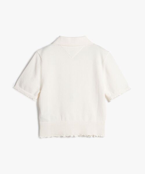 tommy jeans(トミー ジーンズ)の「ショートスリーブポロセーター(ニット/セーター・レディース・ブラック/ホワイト/ピンク・MEDIUM/SMALL/X-SMALL)」の18枚目の写真