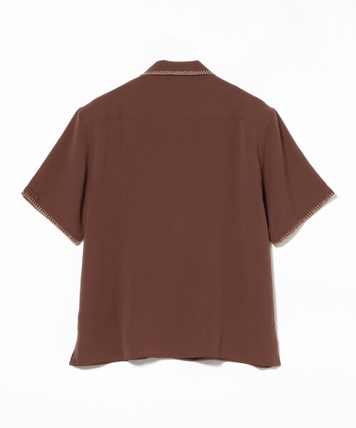 BEAMS HEART(ビームスハート)の「【6/18値下げ】ブランケットステッチ オープンカラー シャツ(ユニセックス)(シャツ/ブラウス・メンズ・ブラック/ブラウン・MEDIUM/SMALL/LARGE)」の17枚目の写真