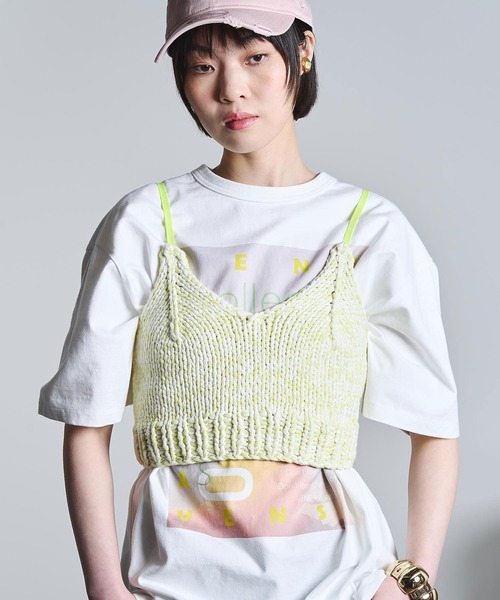 ROSE BUD(ローズバッド)の「(mici)KNIT BUSTIER(ニット/セーター・レディース・ブラック/ライトグリーン・ONE SIZE)」の10枚目の写真