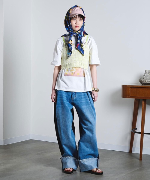 ROSE BUD(ローズバッド)の「(mici)KNIT BUSTIER(ニット/セーター・レディース・ブラック/ライトグリーン・ONE SIZE)」の16枚目の写真