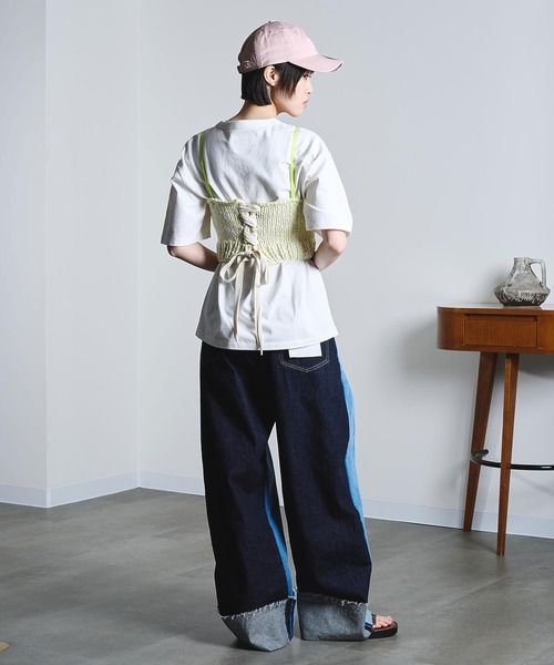 ROSE BUD(ローズバッド)の「(mici)KNIT BUSTIER(ニット/セーター・レディース・ブラック/ライトグリーン・ONE SIZE)」の18枚目の写真