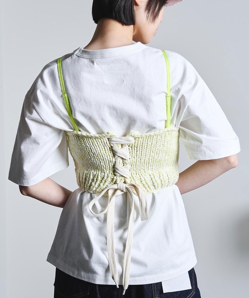 ROSE BUD(ローズバッド)の「(mici)KNIT BUSTIER(ニット/セーター・レディース・ブラック/ライトグリーン・ONE SIZE)」の20枚目の写真