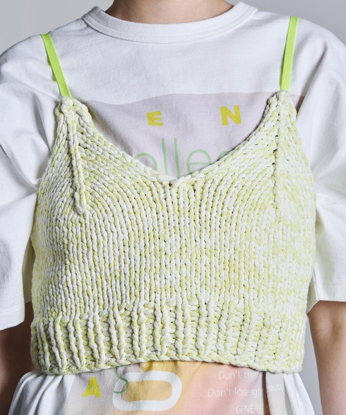 ROSE BUD(ローズバッド)の「(mici)KNIT BUSTIER(ニット/セーター・レディース・ブラック/ライトグリーン・ONE SIZE)」の21枚目の写真