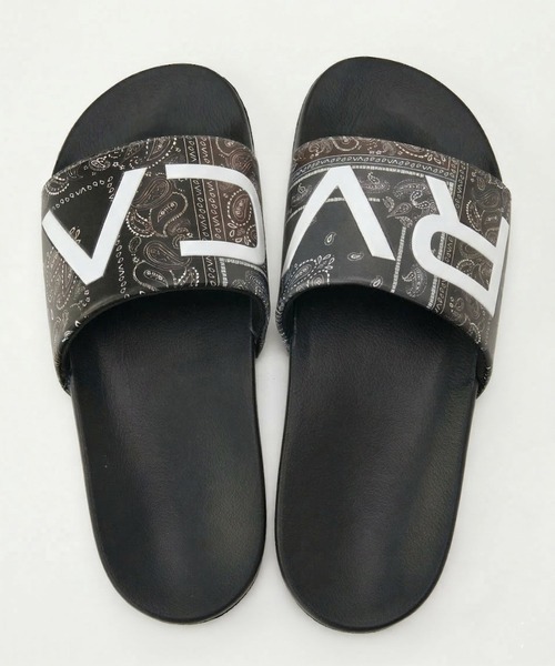 RVCA(ルーカ)の「RVCA メンズ RVCA SHOWER SLIDE ファッションサンダル 【2026年春夏モデル】(サンダル・メンズ・ブラック系その他/ホワイト系その他・8/9/10)」の2枚目の写真