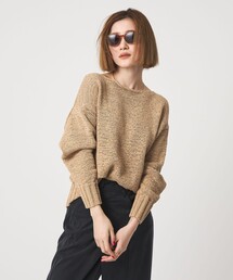 conte | ＜conte＞テープヤーン ボートネックニット(ニット/セーター)