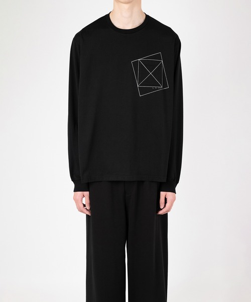 LAD MUSICIAN（ラッドミュージシャン）の「PERMANENT ROCKER LONG SLEEVE POCKET T-SHIRT（Tシャツ/カットソー・メンズ・ブラック・42/46/44）」の2枚目の写真