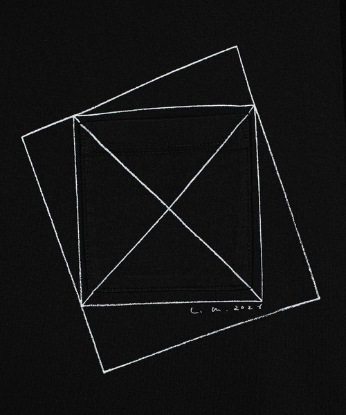 LAD MUSICIAN（ラッドミュージシャン）の「PERMANENT ROCKER LONG SLEEVE POCKET T-SHIRT（Tシャツ/カットソー・メンズ・ブラック・42/46/44）」の4枚目の写真