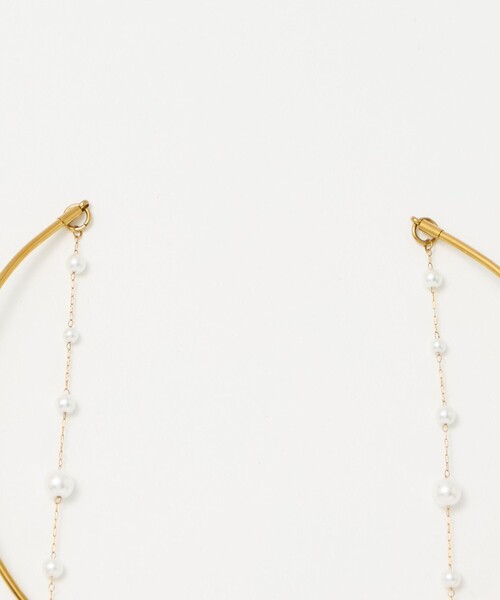 EMMEL REFINES（エメルリファインズ）の「＜kaene＞ドロップレット フェイクパール ２レン ネックレス＜Select by EMMEL REFINES＞（ネックレス・レディース・シルバー/ゴールド・FREE）」の6枚目の写真