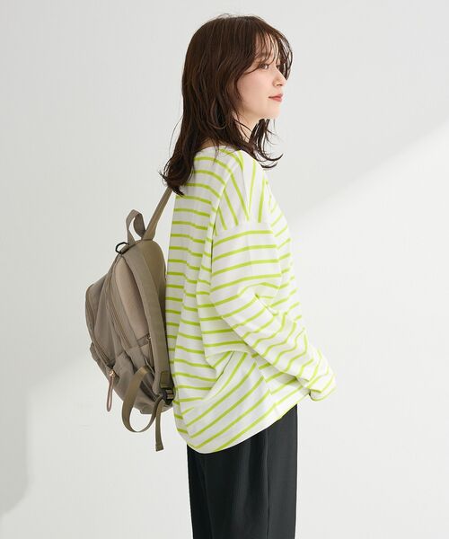 Green　Parks（グリーンパークス）の「サイドタックプルオーバー（Tシャツ/カットソー・レディース・グリーン系その他3/その他7/オフホワイト/ピンク系その他/ブラック・FREE）」の18枚目の写真