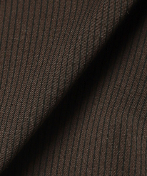 plage（プラージュ）の「Stripe PJ シャツ（シャツ/ブラウス・レディース・ブラウン/サックスブルー・FREE）」の3枚目の写真