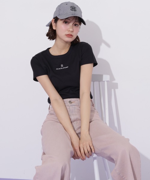 JILL by JILL STUART（ジルバイジルスチュアート）の「SOMETHING 別注レースアップワイドデニムパンツ（デニムパンツ・レディース・ネイビー/ブルー/ピンク・SMALL/MEDIUM）」の6枚目の写真