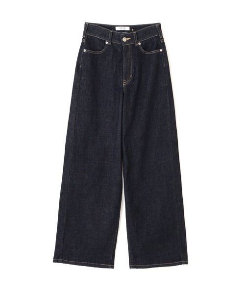 JILL by JILL STUART（ジルバイジルスチュアート）の「SOMETHING 別注レースアップワイドデニムパンツ（デニムパンツ・レディース・ネイビー/ブルー/ピンク・SMALL/MEDIUM）」の22枚目の写真