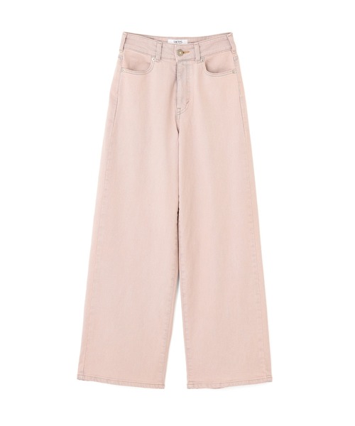 JILL by JILL STUART（ジルバイジルスチュアート）の「SOMETHING 別注レースアップワイドデニムパンツ（デニムパンツ・レディース・ネイビー/ブルー/ピンク・SMALL/MEDIUM）」の20枚目の写真