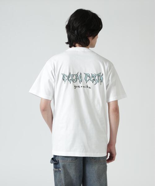 ROYAL FLASH（ロイヤルフラッシュ）の「guernika/ゲルニカ/Drooping COJI-COJI Thumb Doll Spray T-shirt / White（Tシャツ/カットソー・メンズ・ホワイト・L/XL/2XL/M）」の6枚目の写真