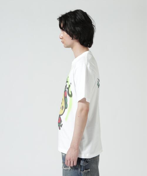 ROYAL FLASH（ロイヤルフラッシュ）の「guernika/ゲルニカ/Drooping COJI-COJI Thumb Doll Spray T-shirt / White（Tシャツ/カットソー・メンズ・ホワイト・L/XL/2XL/M）」の9枚目の写真