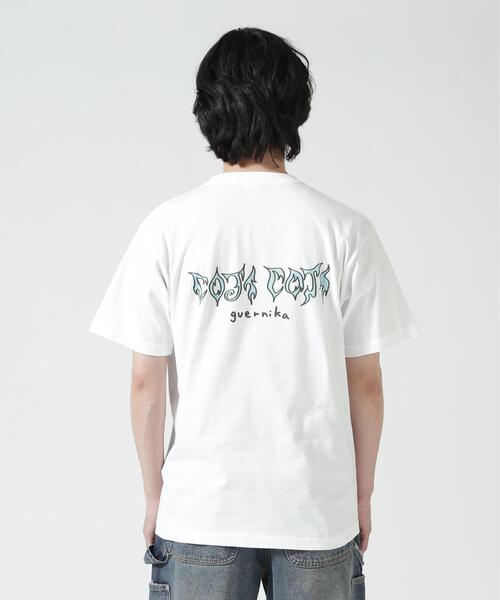 ROYAL FLASH（ロイヤルフラッシュ）の「guernika/ゲルニカ/Drooping COJI-COJI Thumb Doll Spray T-shirt / White（Tシャツ/カットソー・メンズ・ホワイト・L/XL/2XL/M）」の10枚目の写真