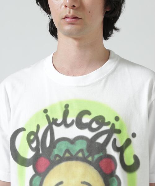 ROYAL FLASH（ロイヤルフラッシュ）の「guernika/ゲルニカ/Drooping COJI-COJI Thumb Doll Spray T-shirt / White（Tシャツ/カットソー・メンズ・ホワイト・L/XL/2XL/M）」の11枚目の写真