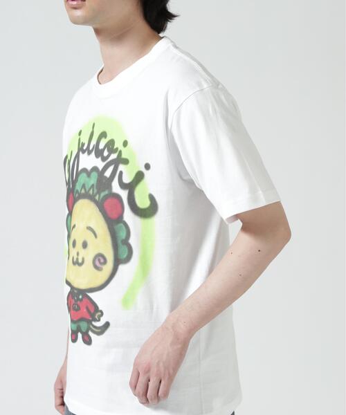 ROYAL FLASH（ロイヤルフラッシュ）の「guernika/ゲルニカ/Drooping COJI-COJI Thumb Doll Spray T-shirt / White（Tシャツ/カットソー・メンズ・ホワイト・L/XL/2XL/M）」の12枚目の写真