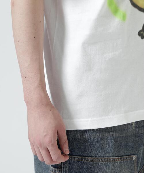 ROYAL FLASH（ロイヤルフラッシュ）の「guernika/ゲルニカ/Drooping COJI-COJI Thumb Doll Spray T-shirt / White（Tシャツ/カットソー・メンズ・ホワイト・L/XL/2XL/M）」の13枚目の写真