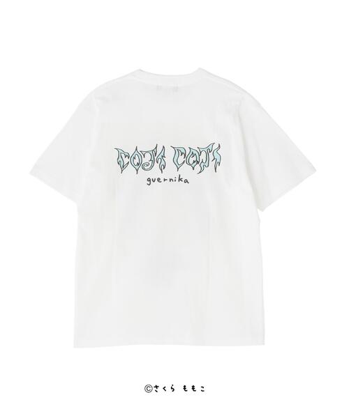 ROYAL FLASH（ロイヤルフラッシュ）の「guernika/ゲルニカ/Drooping COJI-COJI Thumb Doll Spray T-shirt / White（Tシャツ/カットソー・メンズ・ホワイト・L/XL/2XL/M）」の16枚目の写真