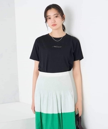 a.v.v（アーヴェヴェ）の「【UVカット 接触冷感】コンパクトロゴTシャツ（Tシャツ/カットソー）」