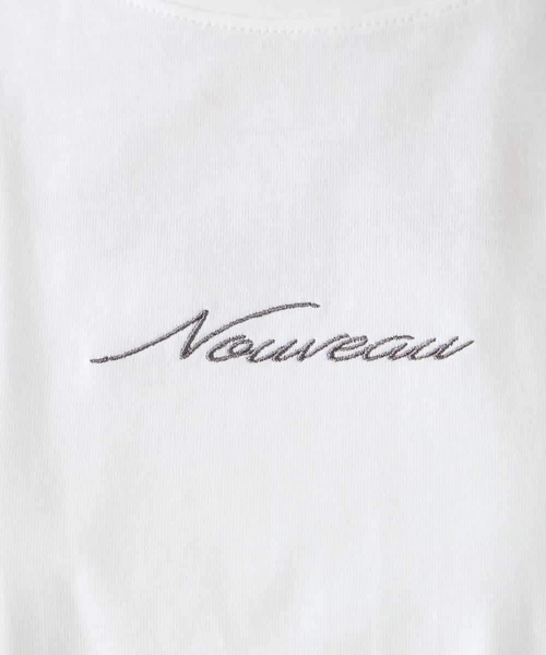 a.v.v(アーヴェヴェ)の「【UVカット/接触冷感】コンパクトロゴTシャツ(Tシャツ/カットソー・レディース・グレー系その他/ブラック/ホワイト・36/38/40)」の14枚目の写真