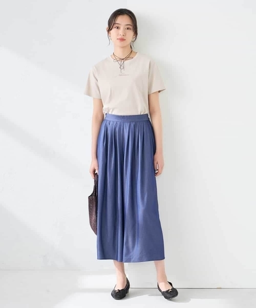 a.v.v(アーヴェヴェ)の「【UVカット/接触冷感】コンパクトロゴTシャツ(Tシャツ/カットソー・レディース・グレー系その他/ブラック/ホワイト・36/38/40)」の18枚目の写真