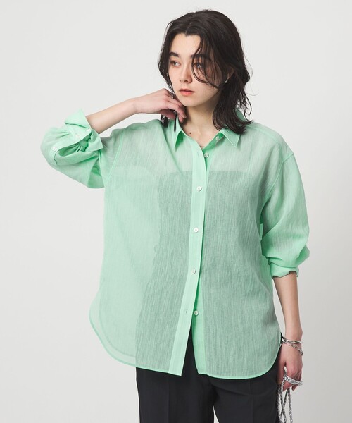 セール】［size SHORTあり］ラミーライク ロングスリーブシャツ 通気性