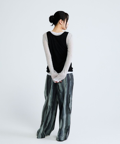 JEANASIS(ジーナシス)の「【選べる着丈】マルチカラーイージーパンツ/674791(その他パンツ・レディース・ブラウン/グレー系その他/ブラック/ブルー系その他・SMALL/FREE)」の13枚目の写真