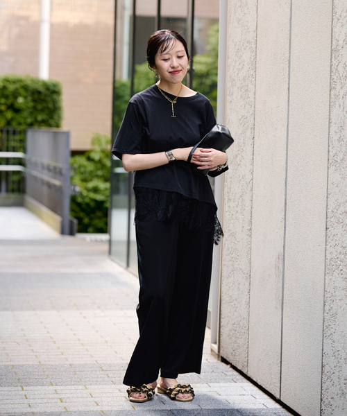 LE TALON(ルタロン)の「ラフィアフリルスライダーサンダル(サンダル・レディース・ベージュ/ブラウン・SMALL/MEDIUM/LARGE/X-LARGE)」の5枚目の写真