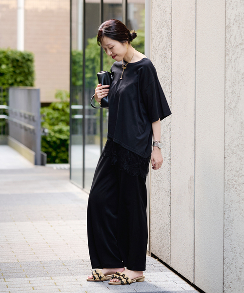 LE TALON(ルタロン)の「ラフィアフリルスライダーサンダル(サンダル・レディース・ベージュ/ブラウン・SMALL/MEDIUM/LARGE/X-LARGE)」の4枚目の写真