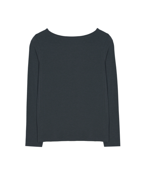 NICK&NICOLE(ニックアンドニコール)の「LETTERING GRAPHIC TOP_CHARCOAL(Tシャツ/カットソー・レディース・その他・FREE)」の5枚目の写真