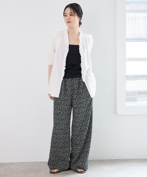 IENA(イエナ)の「《一部店舗限定》 コットンシュリンク7分袖ブラウス(シャツ/ブラウス・レディース・レッド/ベージュ系その他/ホワイト/ネイビー・FREE)」の18枚目の写真