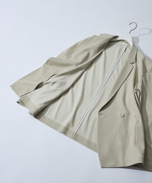 ABAHOUSE（アバハウス）の「【セットアップ対応】デニムライクツイル ダブルジャケット（テーラードジャケット・メンズ・ブラック/ベージュ/インディゴブルー・46/48）」の10枚目の写真