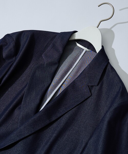 ABAHOUSE（アバハウス）の「【セットアップ対応】デニムライクツイル ダブルジャケット（テーラードジャケット・メンズ・ブラック/ベージュ/インディゴブルー・46/48）」の21枚目の写真