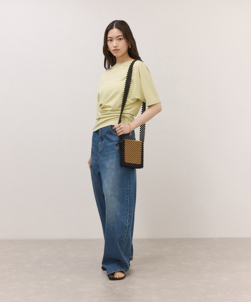 ADAM ET ROPE'（アダムエロペ）の「ビーズミニショルダーバッグ（ショルダーバッグ・レディース・レッド/ベージュ系その他・FREE）」の8枚目の写真