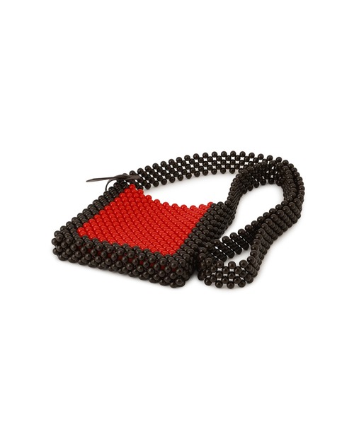 ADAM ET ROPE'（アダムエロペ）の「ビーズミニショルダーバッグ（ショルダーバッグ・レディース・レッド/ベージュ系その他・FREE）」の17枚目の写真